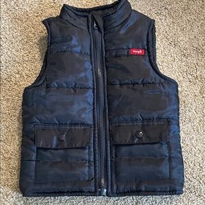 Wrangler puffy Navy Vest SZ 3T